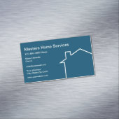 Moderne Zuhause-Services Magnetische Visitenkarte (Beispiel)