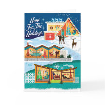 Moderne Zuhause zum Weihnachtsfest im Mittelalter