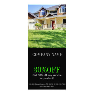 Moderne Zuhauseerneuerung, die wirkliches Anwesen Werbekarte