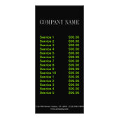 Moderne Zuhauseerneuerung, die wirkliches Anwesen Werbekarte (Hinten)