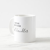 Moderne Zukunft Beste je Call Handler Typografie Kaffeetasse (Vorderseite Links)