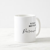 Moderne Zukunft Beste jemals paramedizinische Typo Kaffeetasse (VorderseiteRechts)