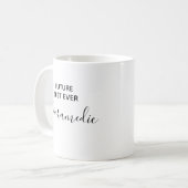 Moderne Zukunft Beste jemals paramedizinische Typo Kaffeetasse (Vorderseite Links)
