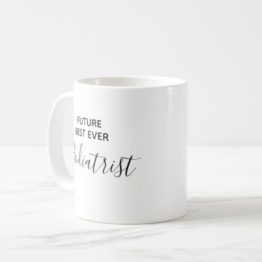 Moderne Zukunft - Bester je Podiatrist Kaffeetasse (Vorderseite Links)