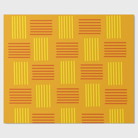 Moderne Zukunft Geschenkpapier (Flach)