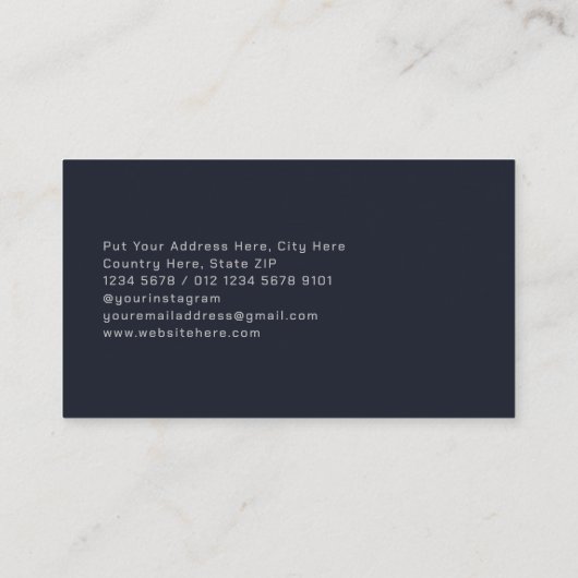 Moderne, zukunftsorientierte, moderne, moderne geo visitenkarte (Rückseite)