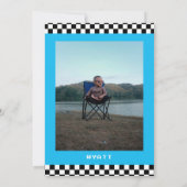 Moderne zwei Coole Sonnenbrillen Junge 2. Geburtst Einladung (Rückseite)