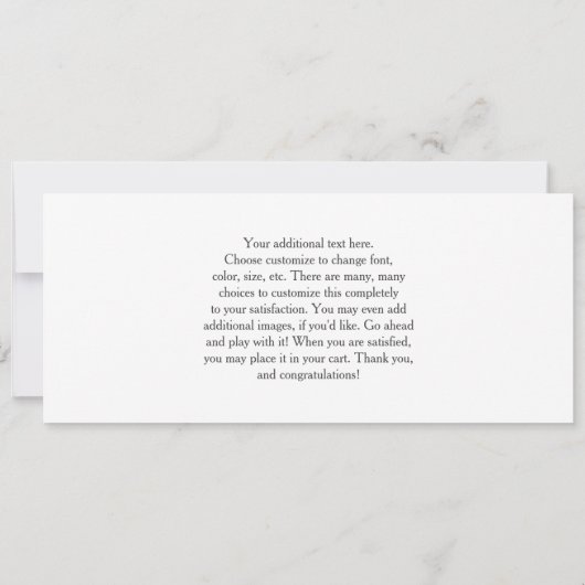 Moderne zwei Fotos Save the Date Hochzeit Ankündigung (Rückseite)