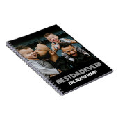 Moderne zwei Fotosammlungen Bester Vater je Notizblock (Rechte Seite)