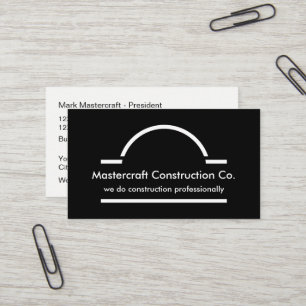 Moderne Zwei-Seiten-Konstruktion Visitenkarte