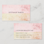 Moderne zwei Tone farbige Grunge Visitenkarte (Vorne/Hinten)