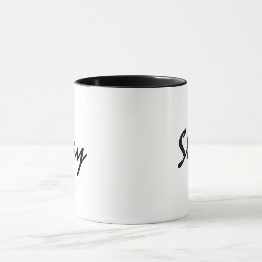 Moderne Zwei-Tone-Trendy-Tasse Tasse (Zentrum)