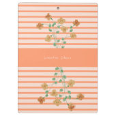 Moderne Zwischenablage für Blume und Strip Office Klemmbrett (Rückseite)
