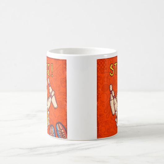Moderner 10-Button-Bowling-Vergnügungssport Kaffeetasse (Mittel)