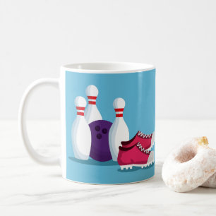 Moderner 10-Button-Bowling-Vergnügungssport Kaffeetasse