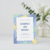 Moderner 10. Geburtstag (Stehend Vorderseite)