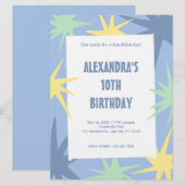 Moderner 10. Geburtstag (Vorne/Hinten)