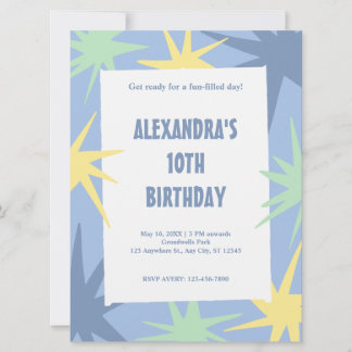 Moderner 10. Geburtstag