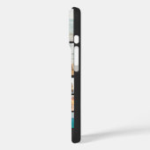 Moderner 13 Fotocollage Handgeschriebener Name Case-Mate iPhone Hülle (Rückseite / Links)