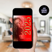 Moderner 2 Foto Red Gold 2025 Abschluss Ankündigung