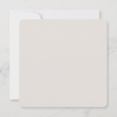 Moderner 2-Foto-Streifen | Neutrale Geburt Ankündigung (Rückseite)