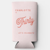 Moderner 30 Geburtstag Selters Dosenkühler (Vorderseite)