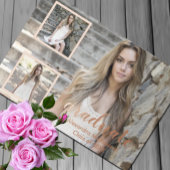 Moderner 3-Foto-Abschluss Gästebuch