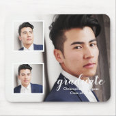 Moderner 3-Foto-Abschluss Mousepad (Vorne)