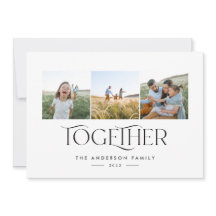 Moderner 3 Foto grüner Bogen mit Typografie