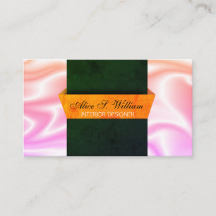 Moderner 3D Design Innendesigner Visitenkarte