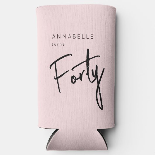 Moderner 40. 40. Geburtstag Selters Dosenkühler (Vorderseite)