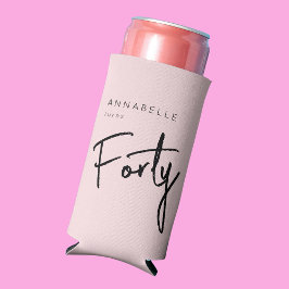 Moderner 40. 40. Geburtstag Selters Dosenkühler