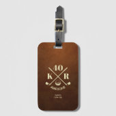 Moderner 40. 50. Geburtstag Vatertag Vater Gepäckanhänger (Vorderseite Vertikal)