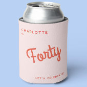 Moderner 40. Geburtstag Dosenkühler