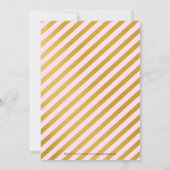 Moderner 40. Geburtstag HELLO 40 Erwachsene Geburt Einladung (Rückseite)