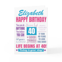 Moderner 40. Geburtstag