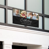 Moderner 4-Foto-Gedenkservice / Bestattungsbanner Banner (Äußeres Gebäude)