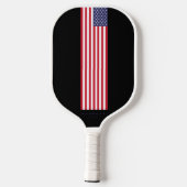 Moderner 4. Juli US-Flag Individuelle Name Pickleball Schläger (Rückseite)