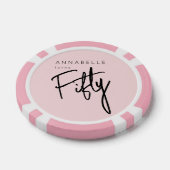Moderner 50. 50. Geburtstag Pokerchips (Einzeln)