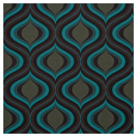 Moderner 60er 70er aus dem Mittelalter Stoff (Muster)