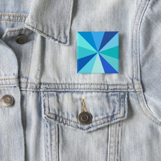 Moderner 60er der Pop-Kunst Funky geometrische Button (Beispiel)