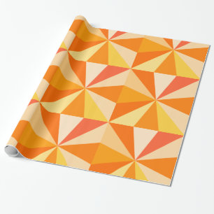 Moderner 60er der Pop-Kunst Funky geometrische Geschenkpapier