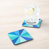 Moderner 60er der Pop-Kunst Funky geometrische Getränkeuntersetzer (Rechte Seite)