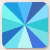 Moderner 60er der Pop-Kunst Funky geometrische Getränkeuntersetzer (Vorderseite)