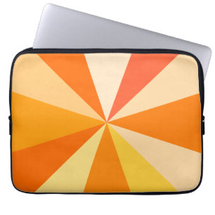 Moderner 60er der Pop-Kunst Funky geometrische Laptopschutzhülle