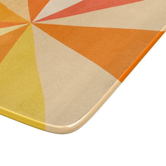 Moderner 60er der Pop-Kunst Funky geometrische Schneidebrett (Ecke)