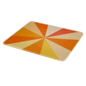 Moderner 60er der Pop-Kunst Funky geometrische Schneidebrett (Ecke)