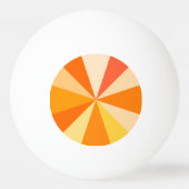 Moderner 60er der Pop-Kunst Funky geometrische Tischtennisball (Vorderseite)