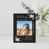 Moderner Abschluss 2022 Foto Einladung (Stehend Vorderseite)