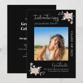 Moderner Abschluss 2022 Foto Einladung (Vorne/Hinten)